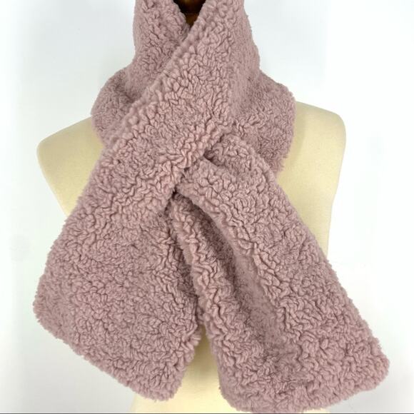 INC Scarf Mauve Pink Soft Fluffy One Size - Picture 2 of 9